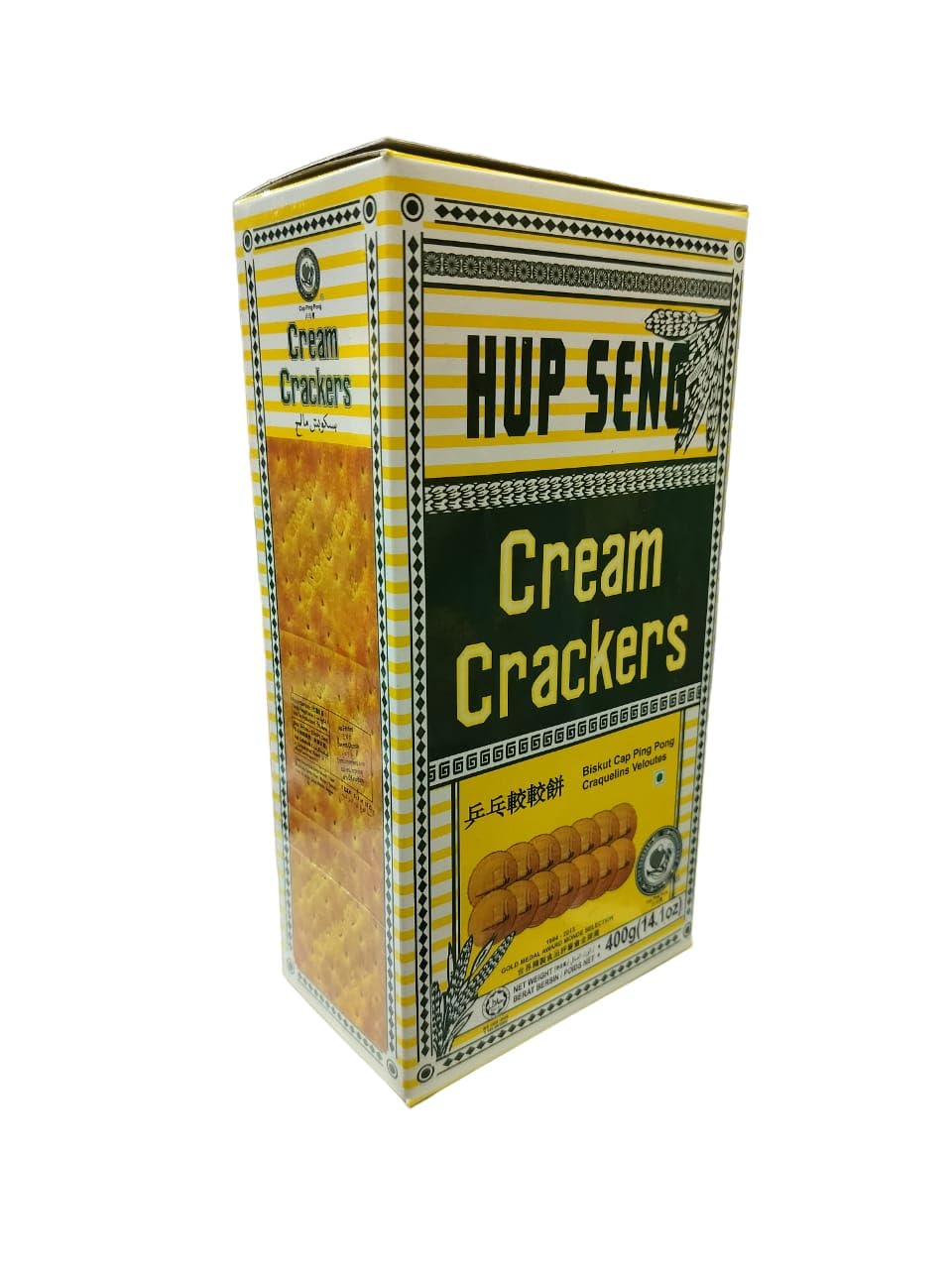 Hup Seng Classic Cream Crackers (Biskut Cap Ping Pong) 400g - Imported