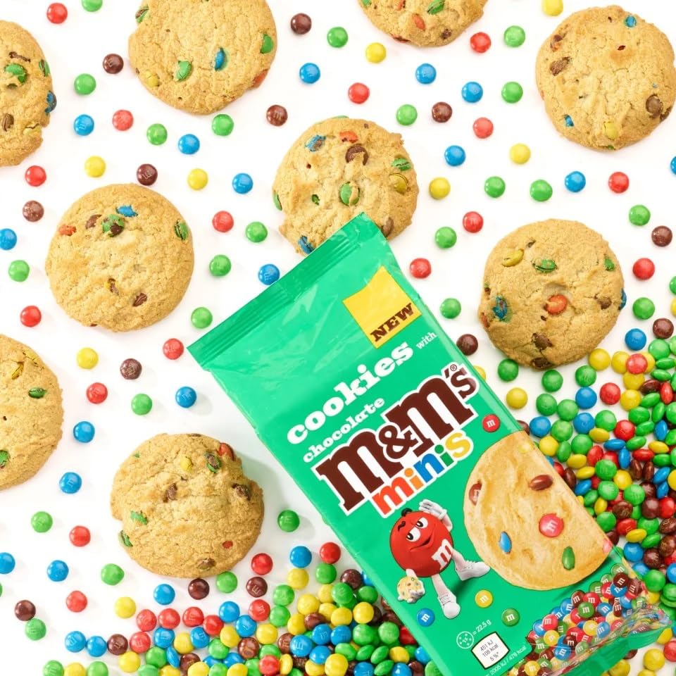 M&M's Minis Cookies with Chocolate Chips – 180g | Imported from USA