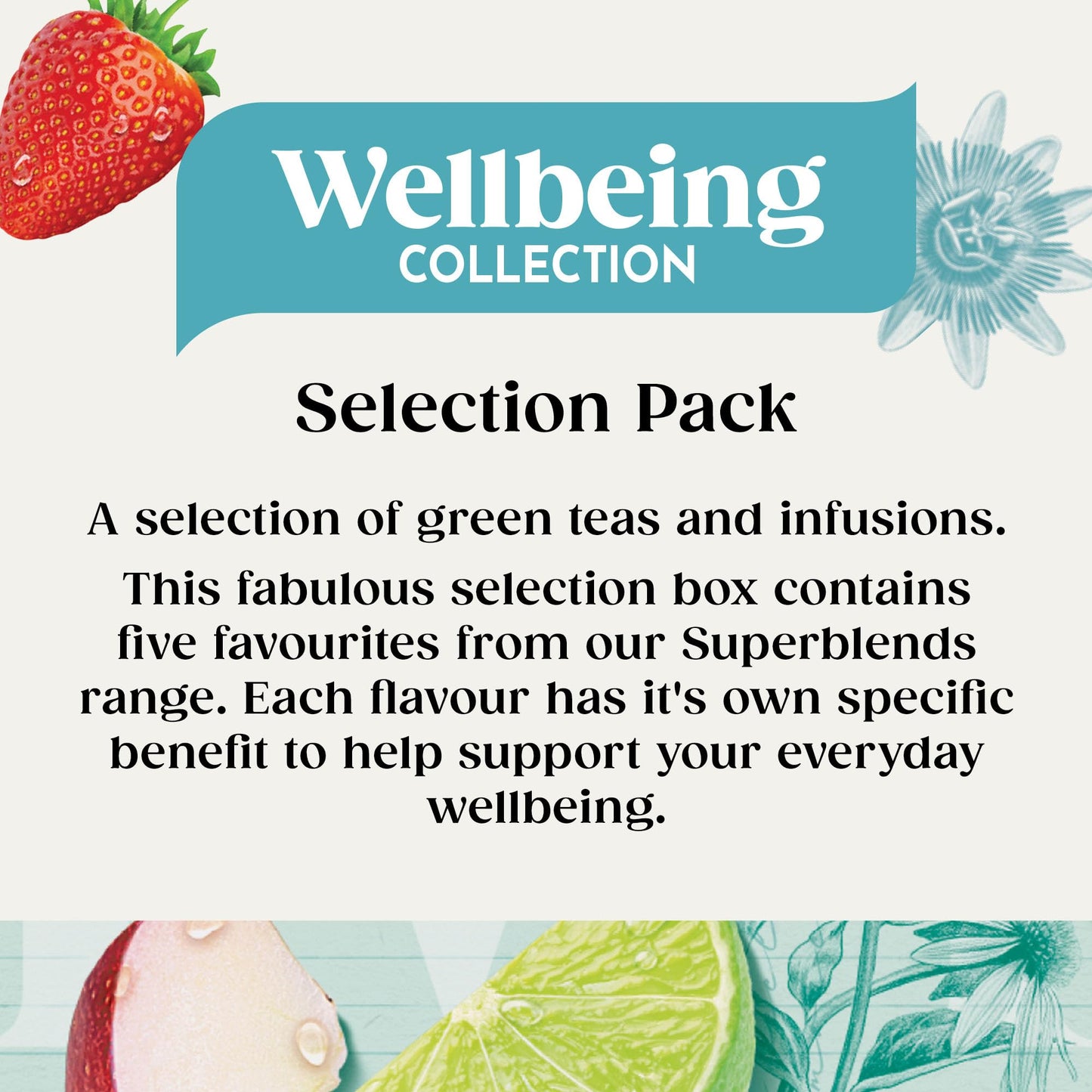 Twinings Superblends Wellbeing Tea Collection – 20pc Imported Tea bags