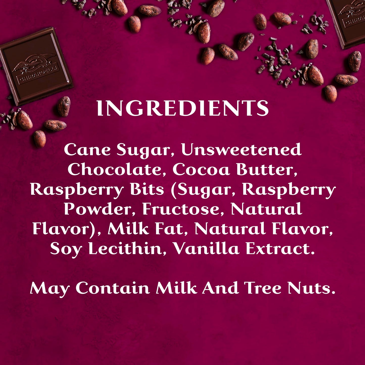 Ghirardelli Intense Dark Raspberry Chocolate – 100g | Imported