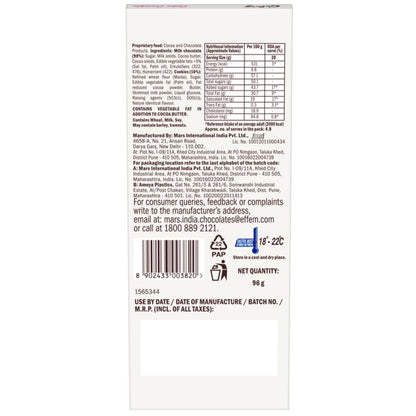 Galaxy Cookie Crumble Milk Chocolate Bar 96g – Imported From UK, Valentine Special