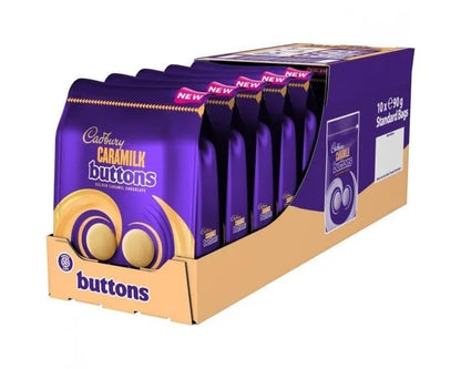 Caramilk Buttons – Creamy Caramel & Golden Chocolate, 90g (Imported UK)