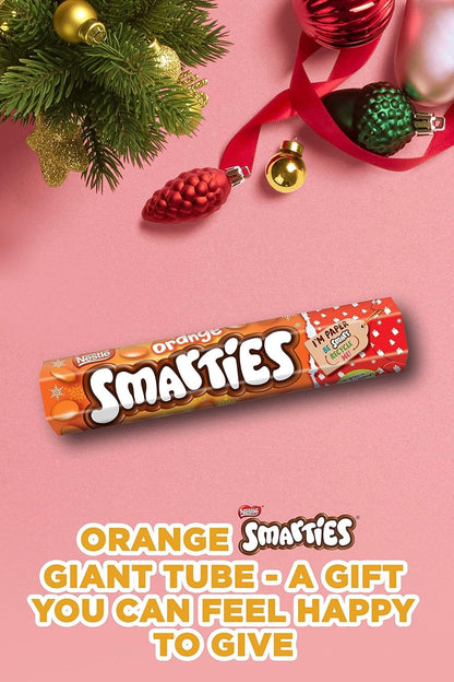 Nestle Smarties Orange Roll – Milk Chocolate Sweets, 120g (UK)