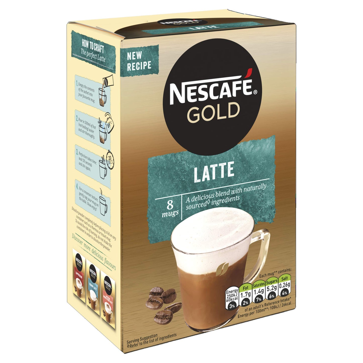 Nescafe Gold Latte coffee - 124G