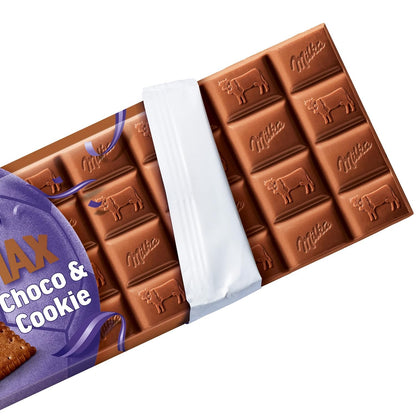 Milka MMMAX Choco Cookie Chocolate Bar – 300g | Imported