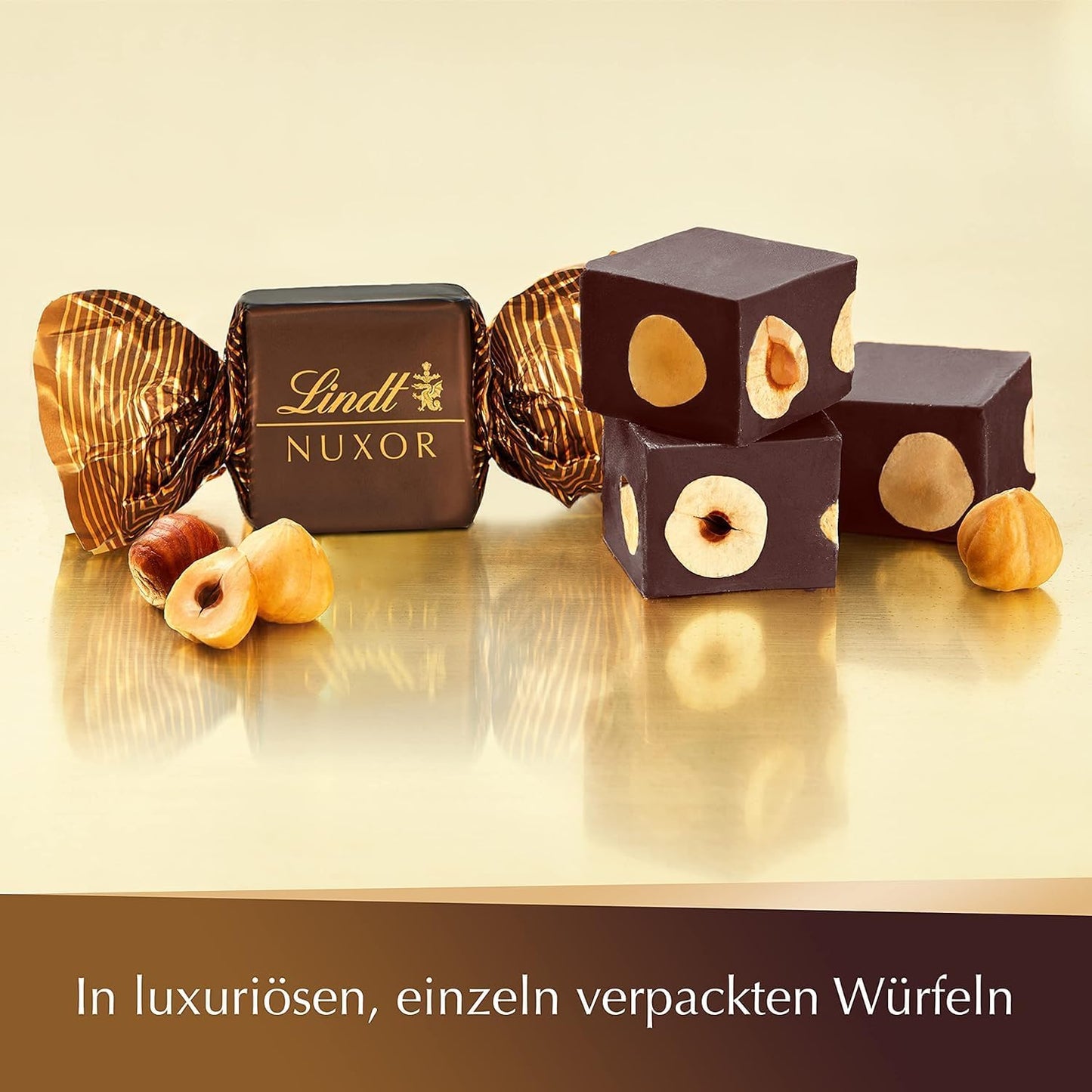 Lindt Nuxor Dark Gianduja Feinherb (200g) - Made in Germany