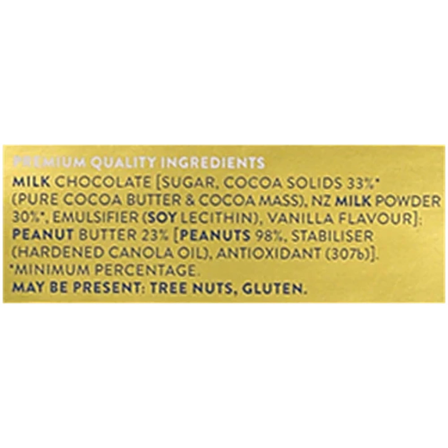 Whittaker's Peanut Butter Chocolate Bar - 33% Cocoa, Rich & Creamy, 220g | Imported
