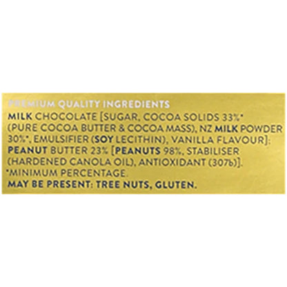 Whittaker's Peanut Butter Chocolate Bar - 33% Cocoa, Rich & Creamy, 220g | Imported