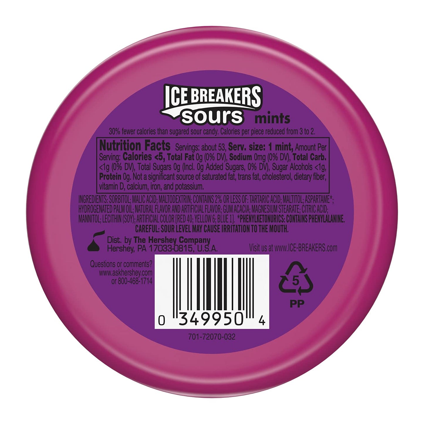 Icebreaker Sours Strawberry & Mixed Berry Duo – 42g | Imported