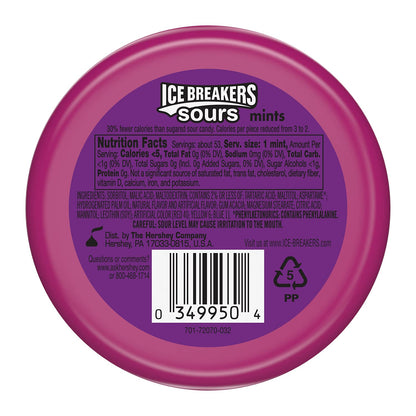 Icebreaker Sours Strawberry & Mixed Berry Duo – 42g | Imported