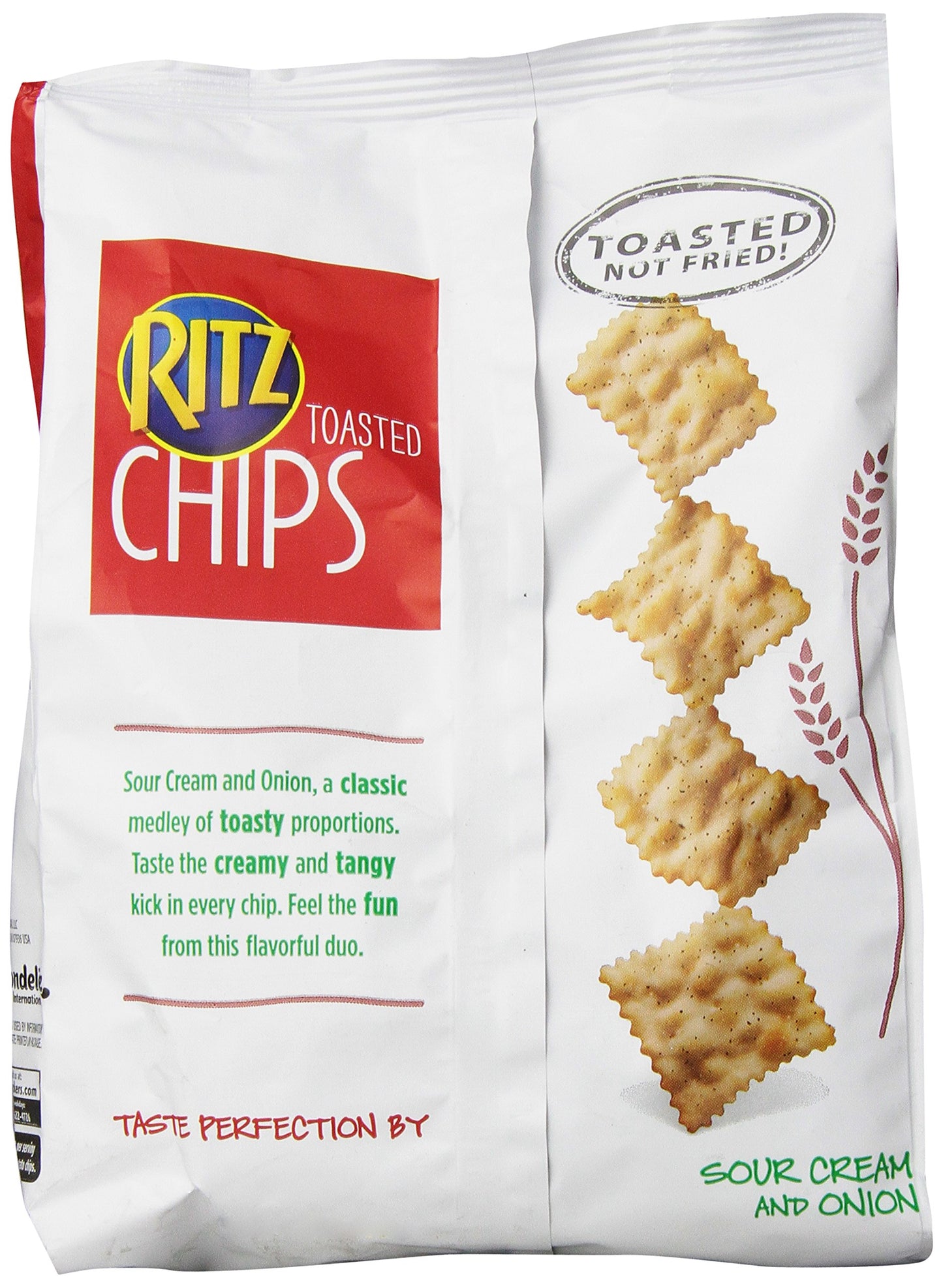 Ritz Toasted Chips Sour Cream & Onion – 229g | Imported