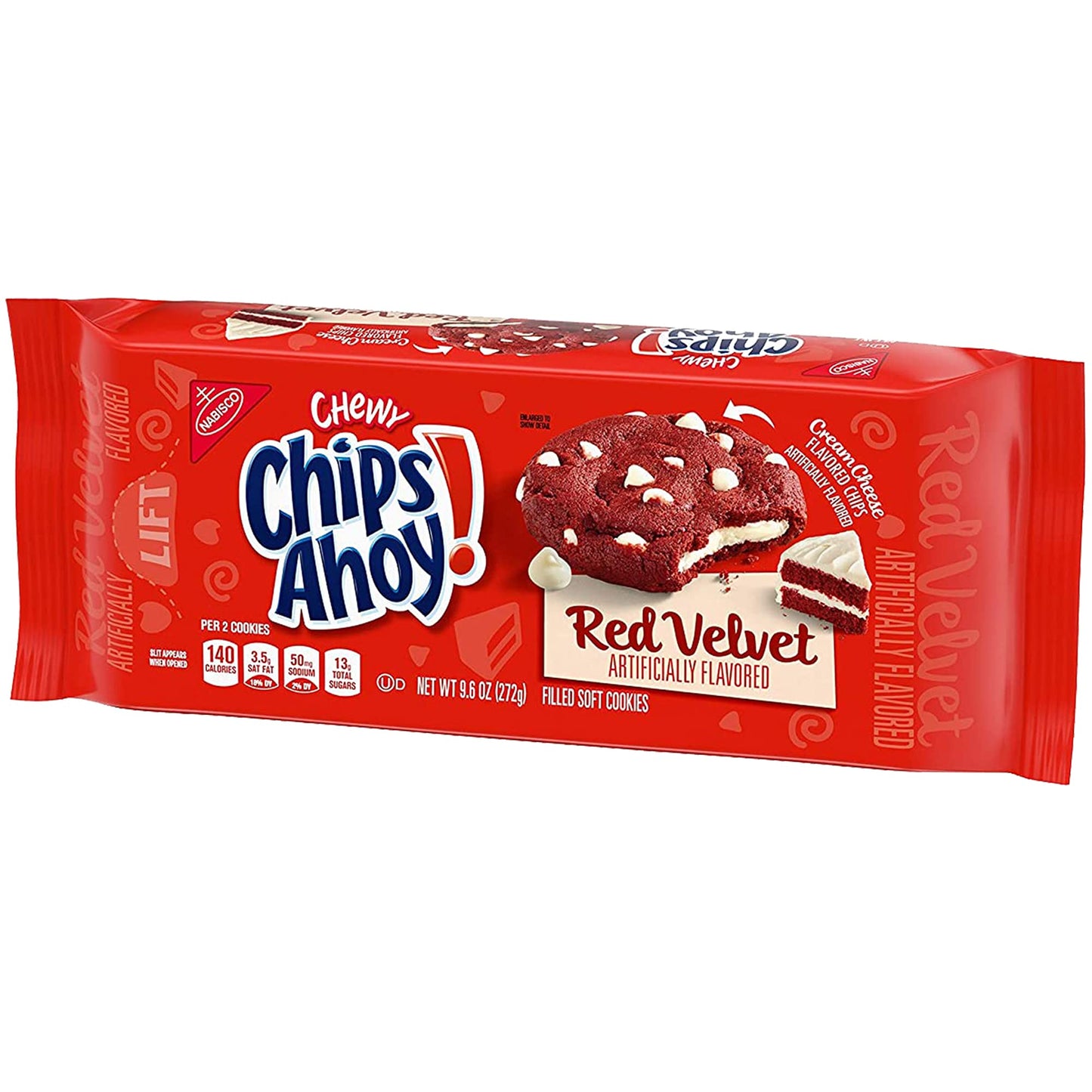 Chips Ahoy! Red Velvet Filled Soft Cookies - 368g | Imported | Breakage-Proof pack