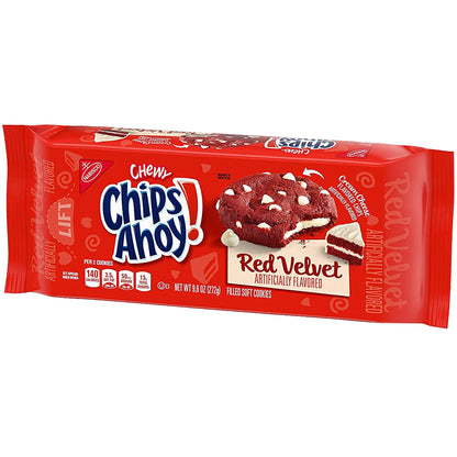 Chips Ahoy! Red Velvet Filled Soft Cookies - 368g | Imported | Breakage-Proof pack