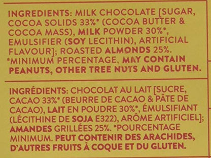 Whittaker's Almond Gold Chocolate Bar 33% Cocoa 200g (Melt Proof packing)