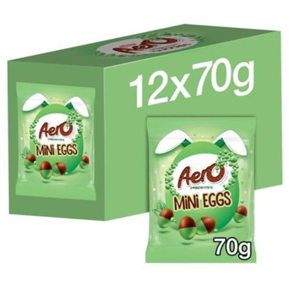 Nestle Aero Peppermint Mini Easter Eggs – 70g | Imported from UK