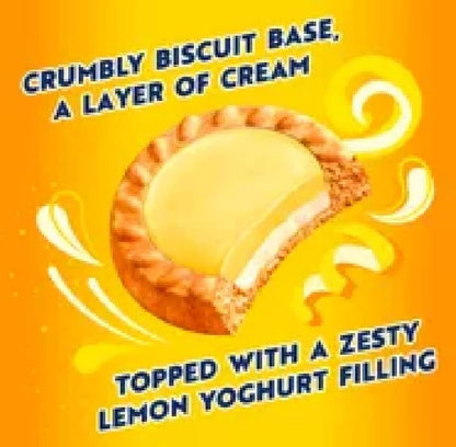McVitie's Lemon Tartlets – Crunchy Biscuit with Zesty Center | Imported from UK