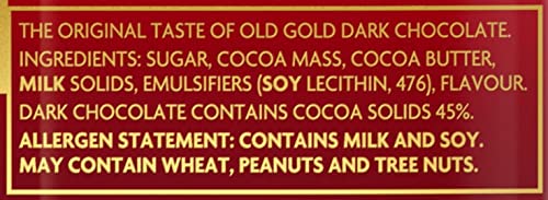 Cadbury Old Gold Dark Chocolate Original 180g | Imported