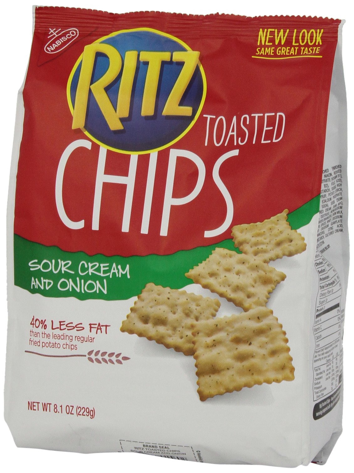 Ritz Toasted Chips Sour Cream & Onion – 229g | Imported