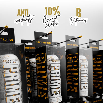 PRIME Hydration Limited Edition Collector Series – Electrolyte Sports Drink (Low Sugar, BCAAs, Vitamins) |  Imported