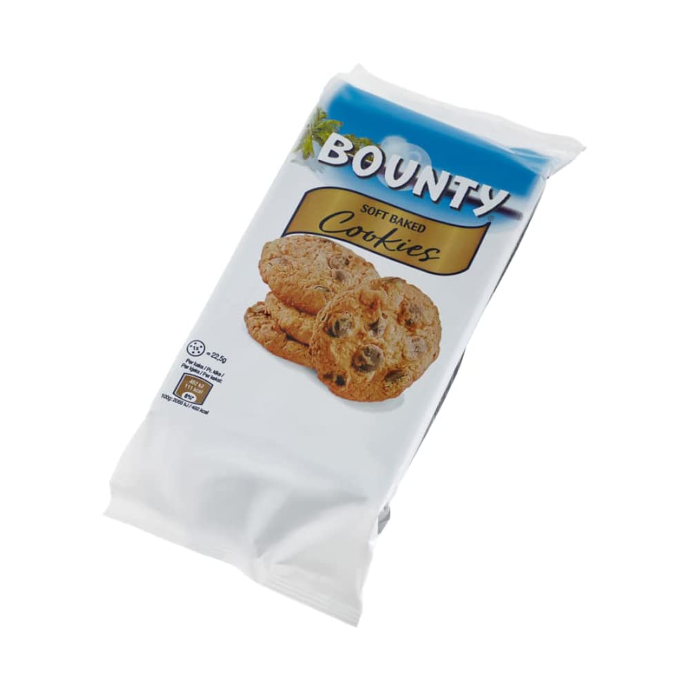 Bounty Soft Baked Cookies 180g – Imported Coconut Chocolate Treat