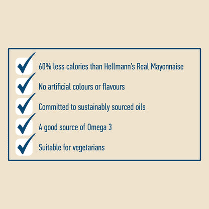 Hellmann's Light Mayonnaise 430ml – Imported | Low Fat & Creamy
