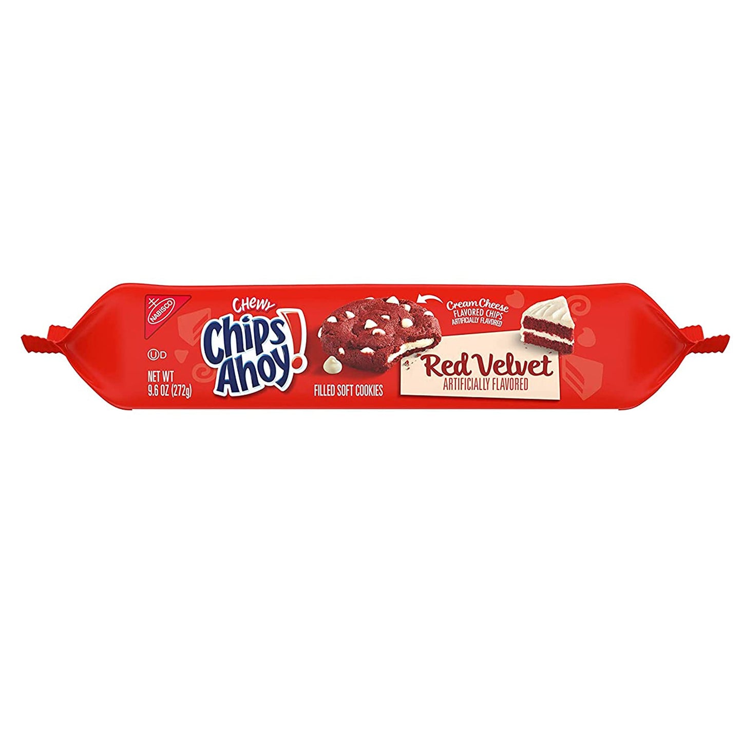 Chips Ahoy! Red Velvet Filled Soft Cookies - 368g | Imported | Breakage-Proof pack