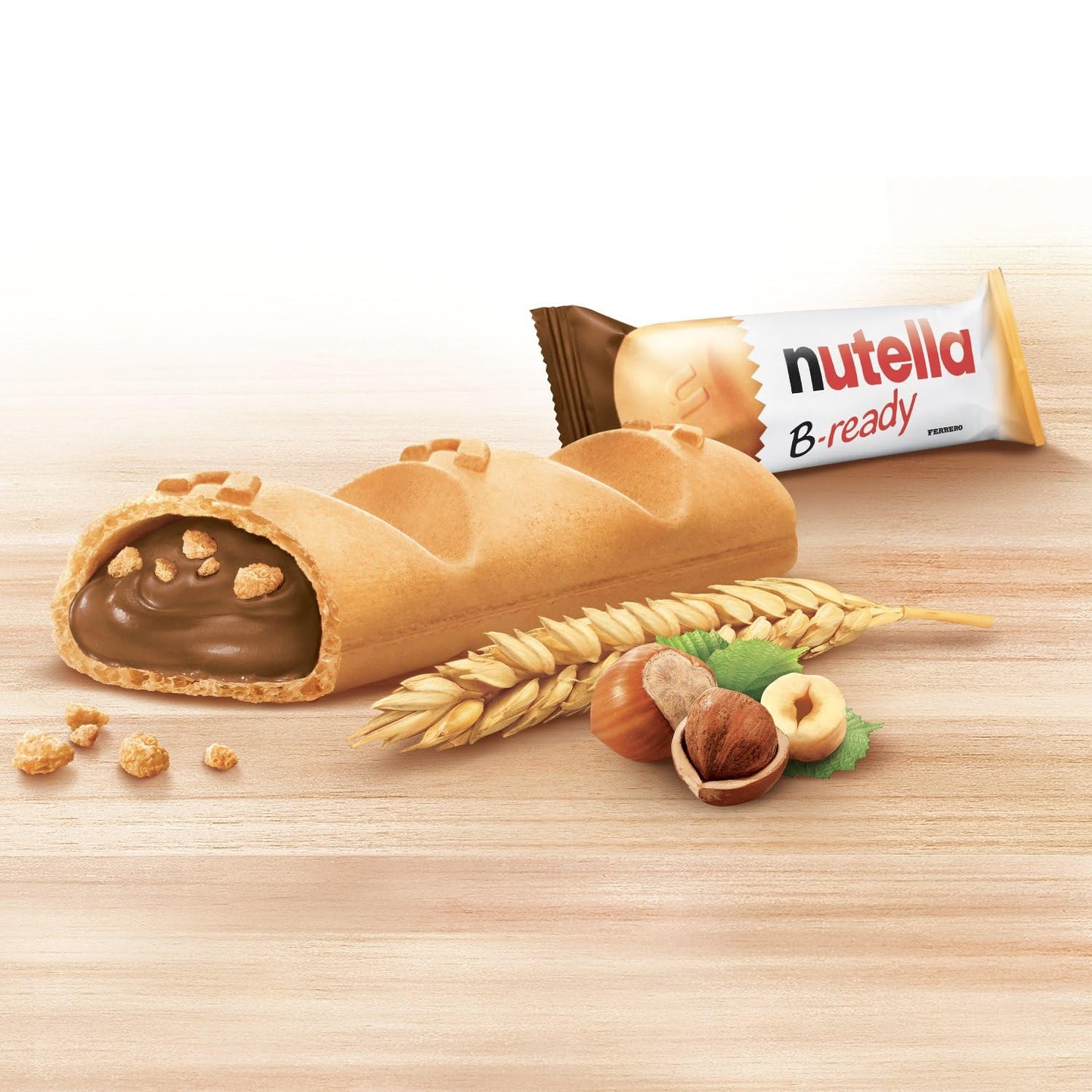 Nutella B-Ready Wafer – 6 x 22g | Imported Crispy Treat