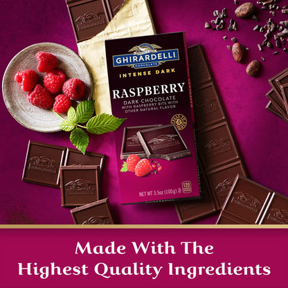 Ghirardelli Intense Dark Raspberry Chocolate – 100g | Imported