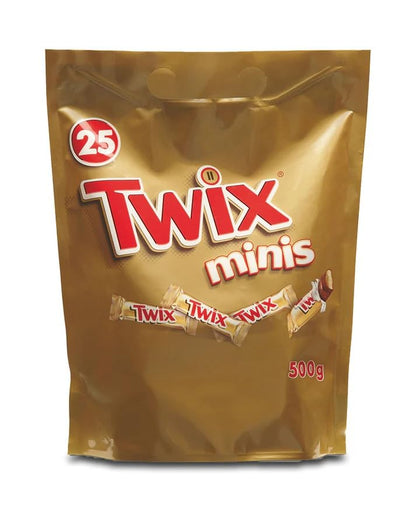 Twix Minis Chocolate Travel Edition – 25pcs Sharing Bag (Imported)