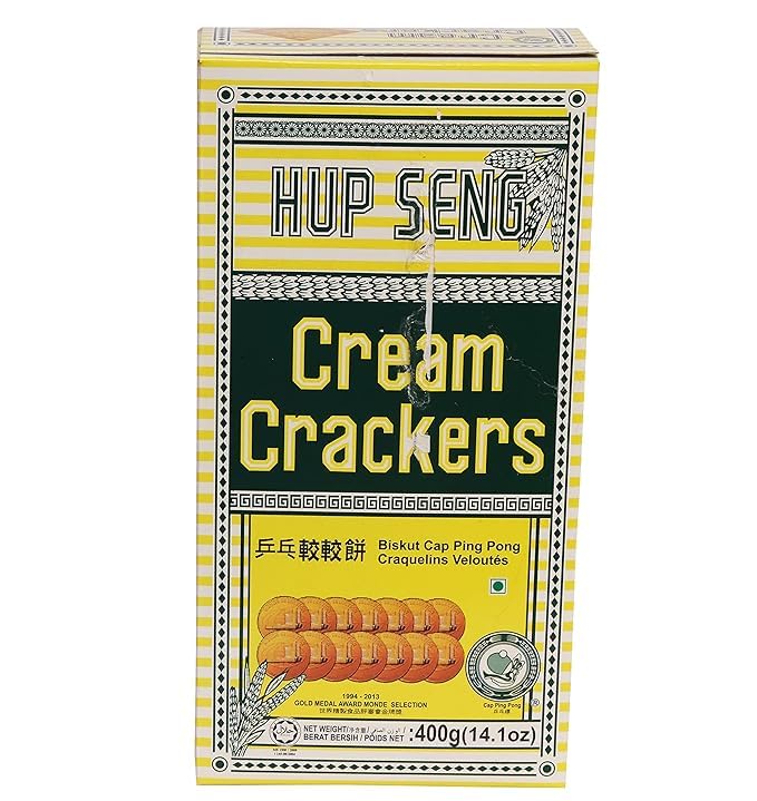 Hup Seng Classic Cream Crackers (Biskut Cap Ping Pong) 400g - Imported
