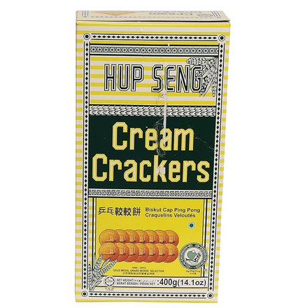 Hup Seng Classic Cream Crackers (Biskut Cap Ping Pong) 400g - Imported