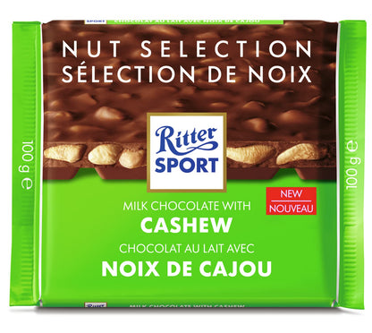 Ritter Sport Cashew Chocolate – 100g | Imported & Premium