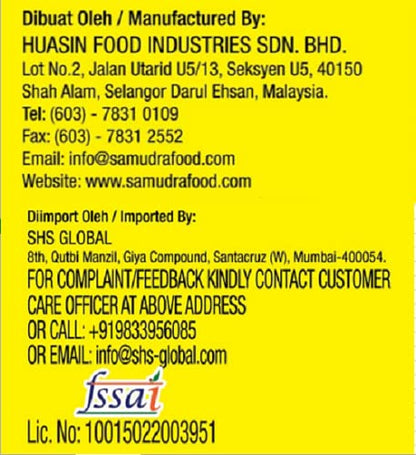 Samudra Lex Lemon Cream Sandwich Biscuits – 190g | Imported