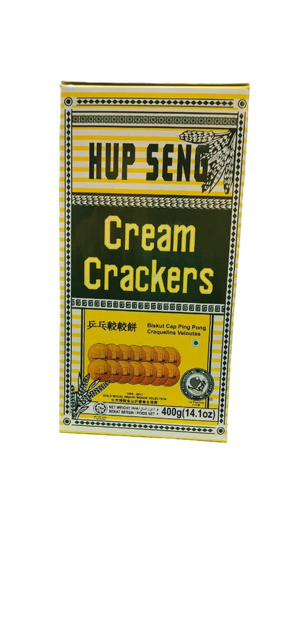 Hup Seng Classic Cream Crackers (Biskut Cap Ping Pong) 400g - Imported