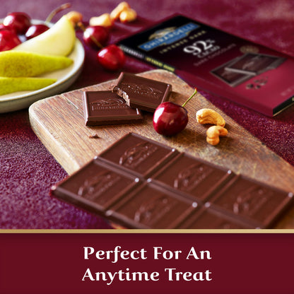 Ghirardelli 92% Intense Dark Chocolate Bar – 90g | Imported