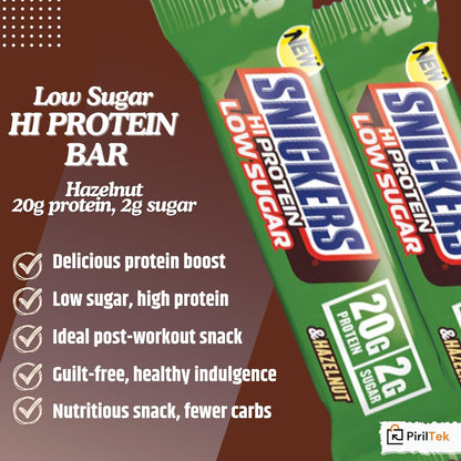 Snickers Hi Protein Bar – 57g | Imported High-Protein Snack