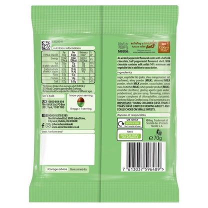 Nestle Aero Peppermint Mini Easter Eggs – 70g | Imported from UK