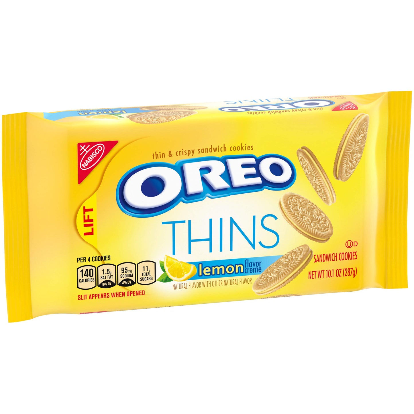 OREO Thins Lemon Creme Sandwich Cookies – Imported | 287g