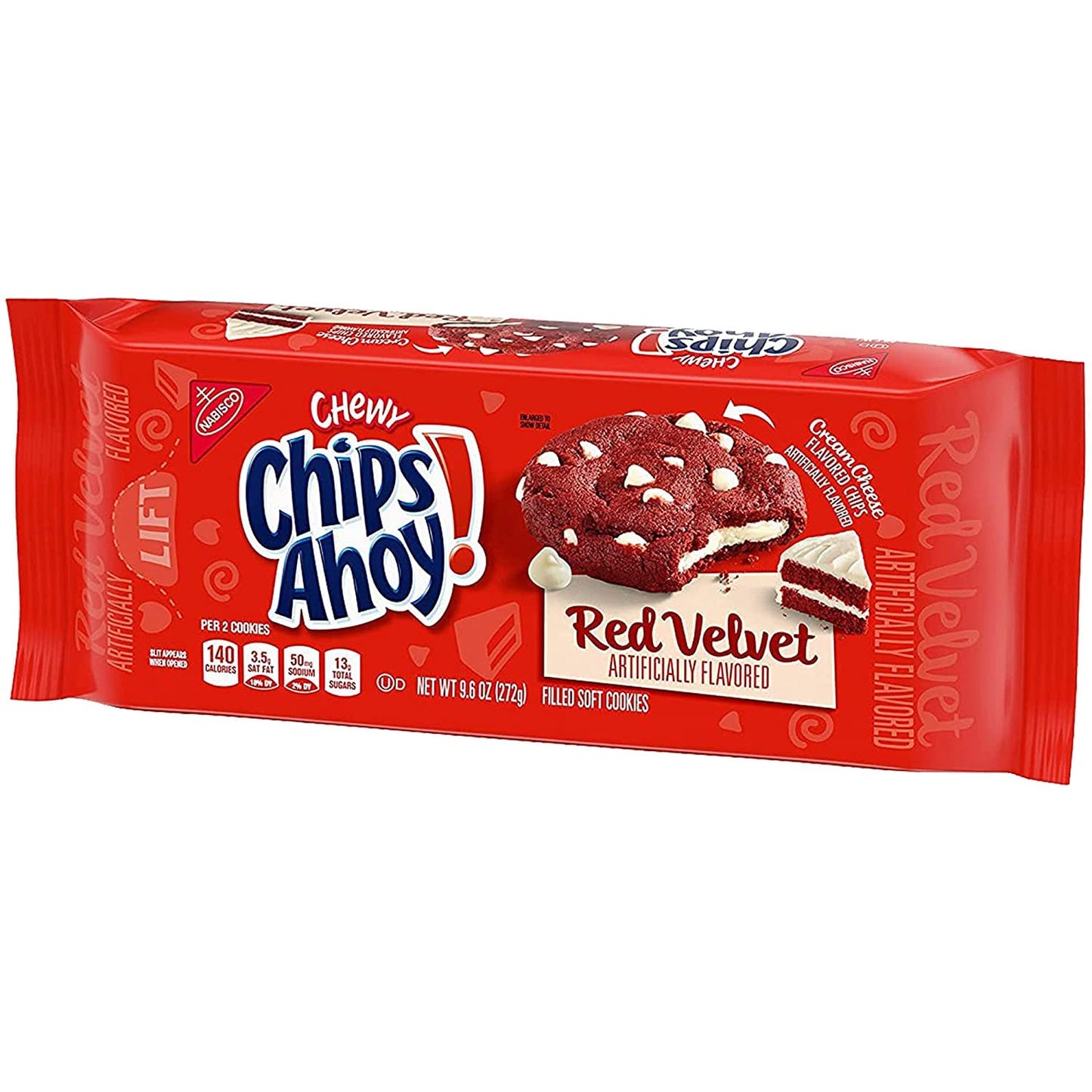 Chips Ahoy! Red Velvet Filled Soft Cookies - 368g | Imported | Breakage-Proof pack