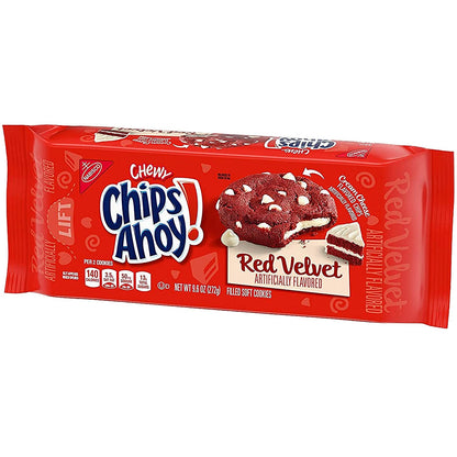 Chips Ahoy! Red Velvet Filled Soft Cookies - 368g | Imported | Breakage-Proof pack