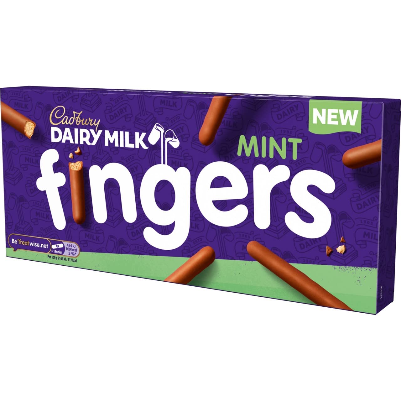 Cadbury Dairy Milk Mint Fingers – 114g | Imported Chocolate Treat