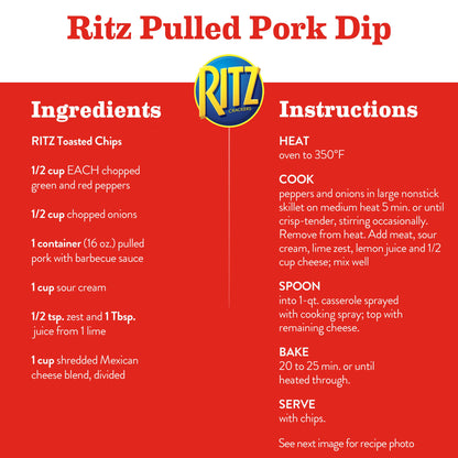 Ritz Toasted Chips Cheddar – 40% Less Fat, Oven Baked, 229g
