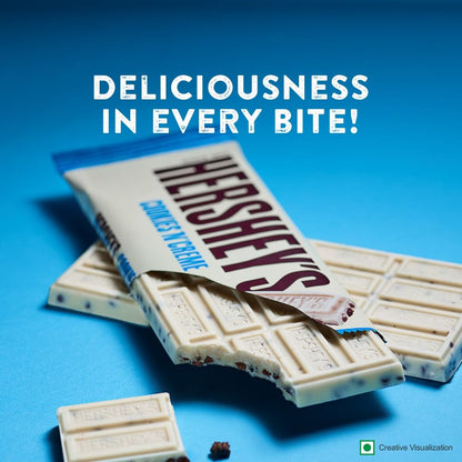 HERSHEY'S Cookies 'N' Creme Bar – 40g (pack 0f 4) | Imported