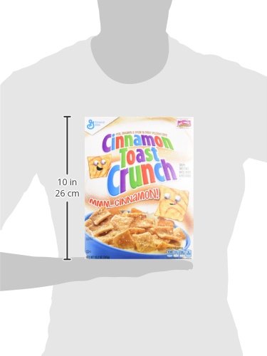 General Mills Cinnamon Toast Crunch Cereal 345G - Imported USA Breakfast Cereal