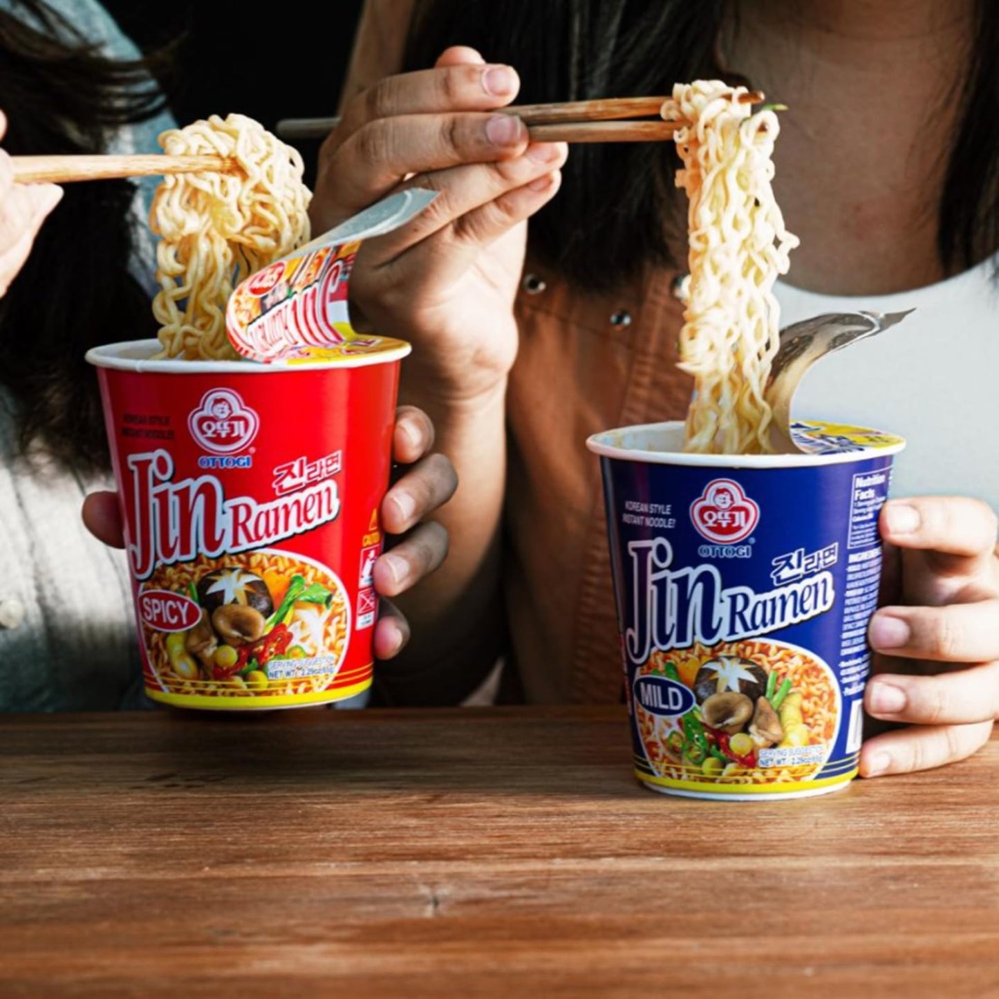 Ottogi Jin Ramen Spicy Cup Noodles – 65g | Imported Korean Flavor