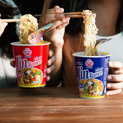 Ottogi Jin Ramen Spicy Cup Noodles – 65g | Imported Korean Flavor