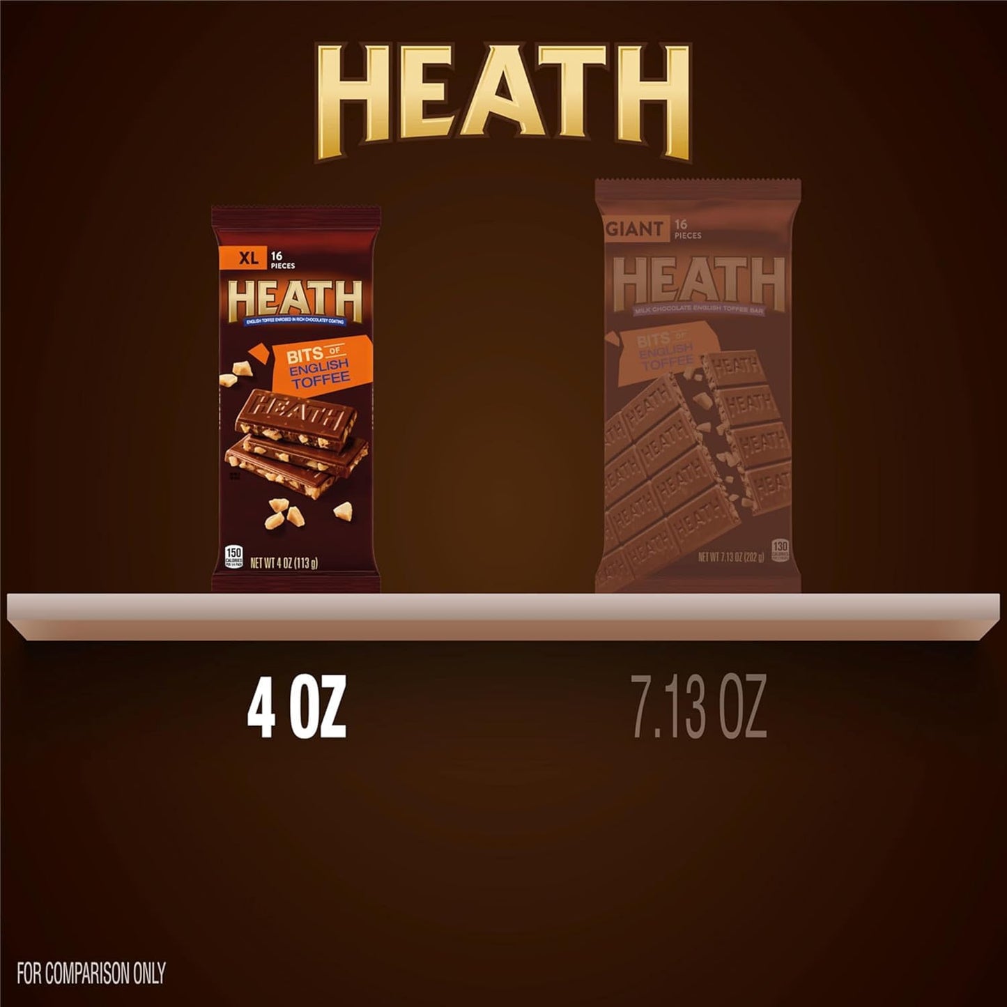 The Hershey’s Heath XL English Toffee Bar – 113g | Imported