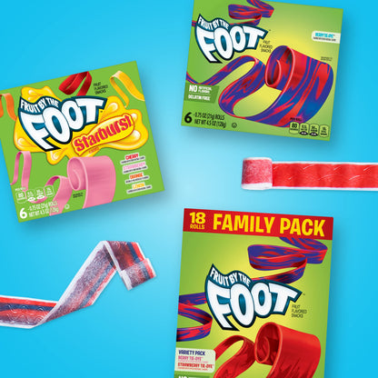 Betty Crocker Fruit by The Foot Berry Tie Dye Snack – 128g | Imported