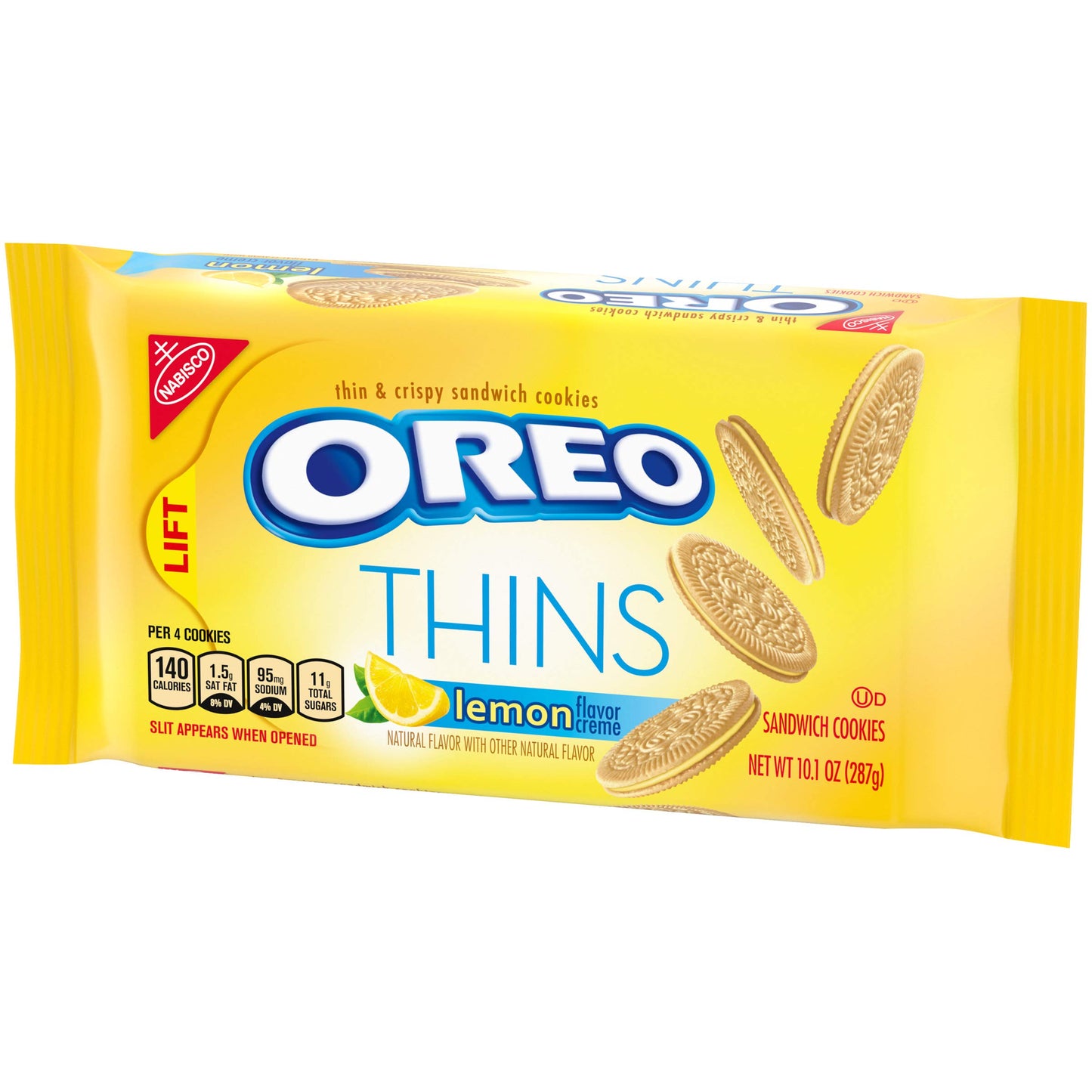 OREO Thins Lemon Creme Sandwich Cookies – Imported | 287g