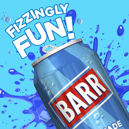 BARR Perfect Lemonade Lemon Flavoured ZERO sugar Drink – 330ml Can | Imported UK